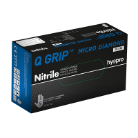 HY@PRO Nitril handschoenen maat S Ongepoederd Q Grip Micro Diamond (24 cm, 50 stuks)  SHY00164