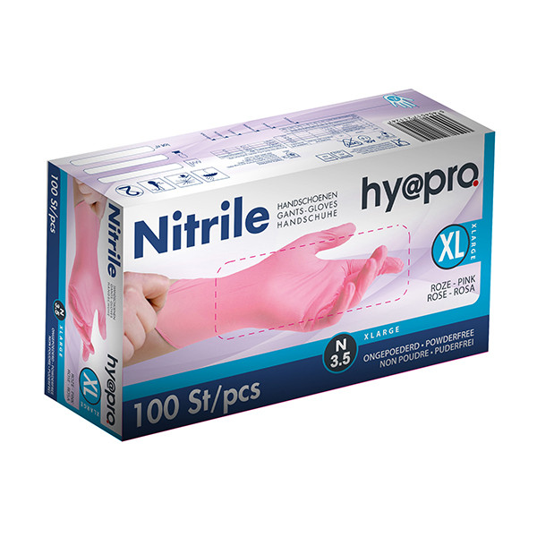 HY@PRO Nitril handschoenen maat XL Ongepoederd (3,5 gram, 24 cm, 100 stuks)  SHY00092 - 1