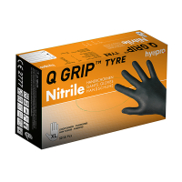 HY@PRO Nitril handschoenen maat XL Ongepoederd Q Grip Tyre (24 cm, 50 stuks)  SHY00160