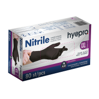 HY@PRO Nitril handschoenen maat XXL Ongepoederd (4 gram, 24 cm, 80 stuks)  SHY00082