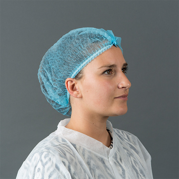 HY@PRO Non-Woven Haarnetjes Met Clip En Elastiek (100 stuks -  51 cm)  SHY00370 - 1