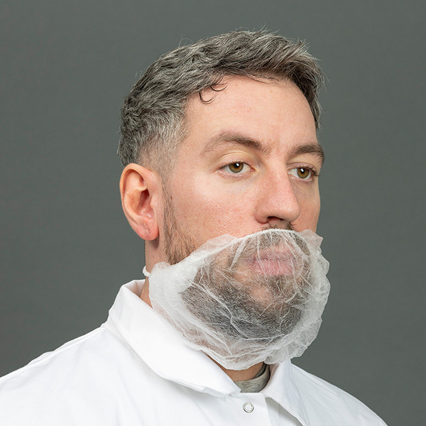 HY@PRO Non Woven baardmasker 2 oorelastieken (45 cm, 100 stuks)  SHY00476 - 1