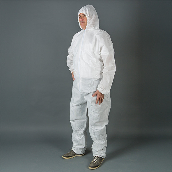 HY@PRO Non Woven coverall met rits maat S (1 stuk)  SHY00759 - 1