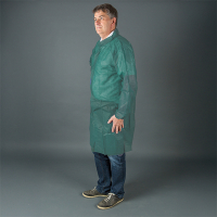 HY@PRO Non Woven jas met klittenbandsluiting maat L (1 stuk)  SHY00741
