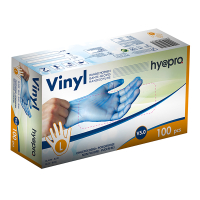 HY@PRO Vinyl handschoenen maat L Ongepoederd (5 gram, 24 cm, 100 stuks)  SHY00256