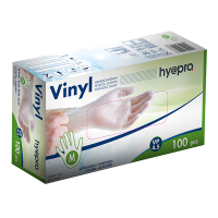 HY@PRO Vinyl handschoenen maat M Gepoederd (4,5 gram, 24 cm, 100 stuks)  SHY00230