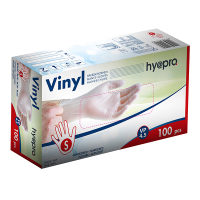 HY@PRO Vinyl handschoenen maat S Gepoederd (4,5 gram, 24 cm, 100 stuks)  SHY00228