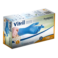 HY@PRO Vitril handschoenen maat L Ongepoederd (5,4 gram, 24 cm, 100 stuks)  SHY00264