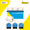Handdoekrol 2-laags | 6 x 150m | 123schoon huismerk | Geschikt voor Tork H1 dispenser SDR02020 - 3