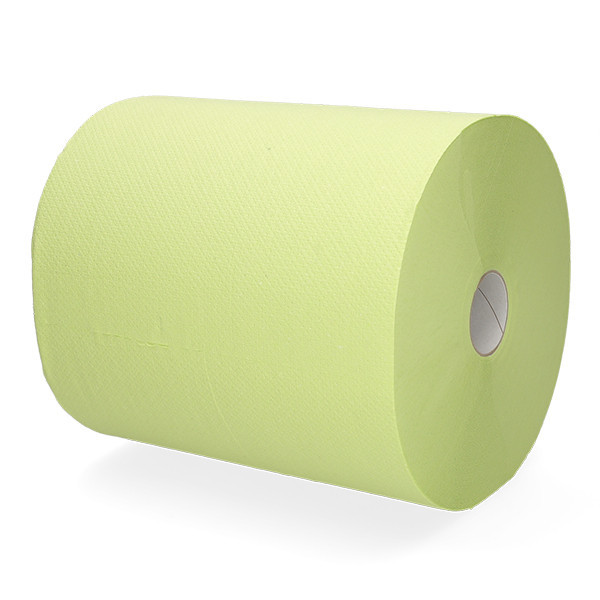 Handdoekrol 2-laags | 6 x 150m | Groen | 123schoon huismerk | Geschikt voor Tork H1 dispenser SDR02019 - 2