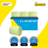 Handdoekrol 2-laags | 6 x 150m | Groen | 123schoon huismerk | Geschikt voor Tork H1 dispenser SDR02019 - 3