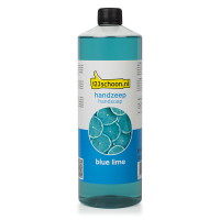 Handzeep blue lime 1 liter navulling (123schoon huismerk)  SDR06208