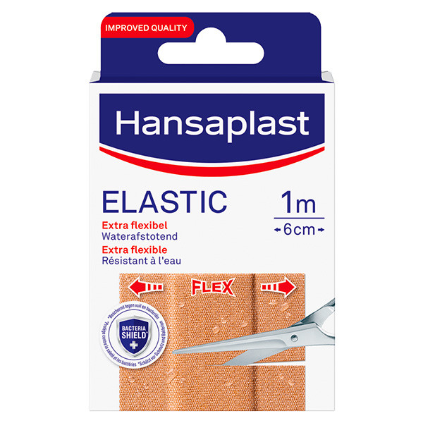 Hansaplast Pleisters Elastic 1m x 6cm  SHA00110 - 1