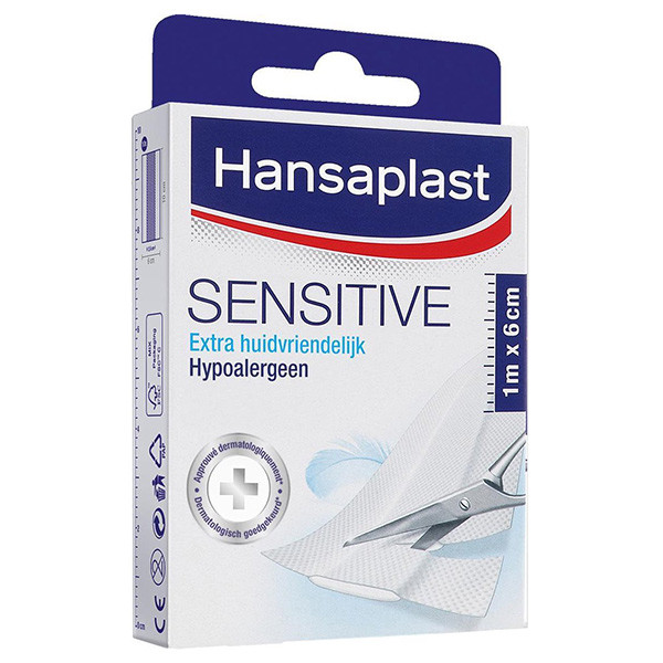Hansaplast Pleisters Sensitive 1m x 6cm  SHA00120 - 1