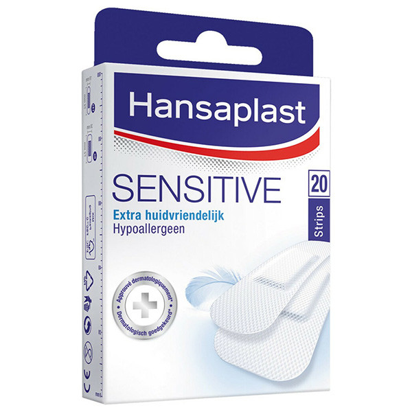 Hansaplast Pleisters Sensitive 20 strips  SHA00122 - 1