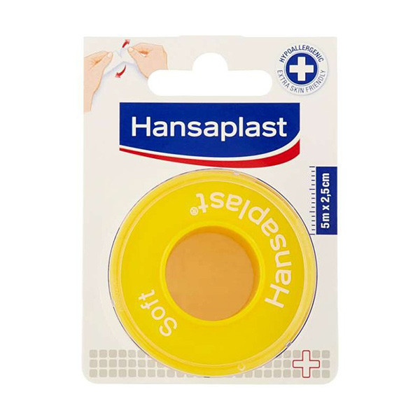 Hansaplast Pleisters Soft - 5m x 2,5 cm  SHA00125 - 1