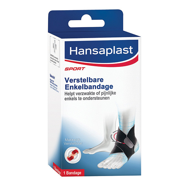 Hansaplast Sport verstelbare neopreen enkelbandage  SHA00140 - 1