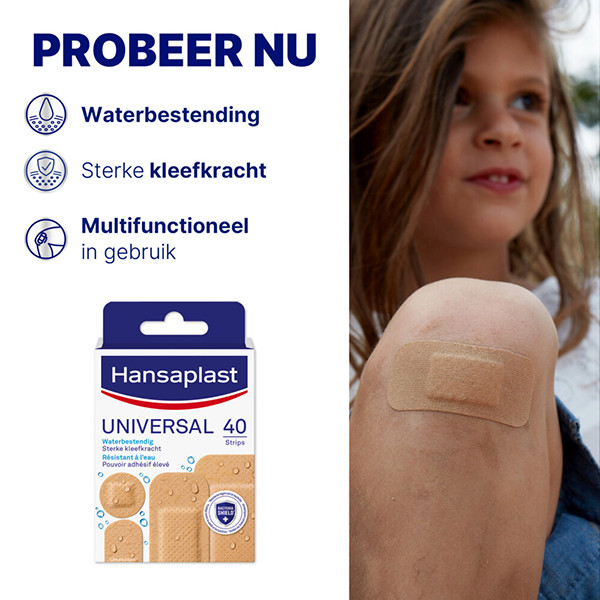 Hansaplast Universal Pleisters Waterbestendig (40 stuks) SHA01030 - 3