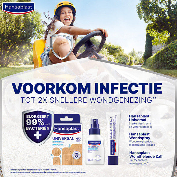 Hansaplast Universal Pleisters Waterbestendig (40 stuks) SHA01030 - 4