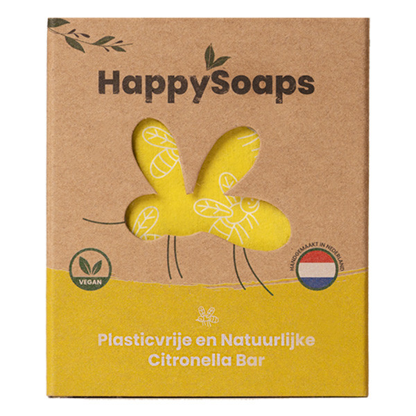 HappySoaps Anti-Insect Bar | Citronella & Krachtige Munt (2 x 20 gram)  SHA00166 - 1