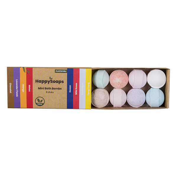 HappySoaps Mini Bath Bombs | Herbal Sweets | Mini Bruisballen (8 stuks)  SHA00153 - 1
