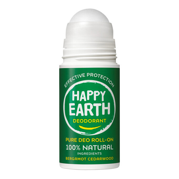 Happy Earth Deodorant Roller Bergamot Cedarwood 100% Natural (75 ml) SHA01043 - 3