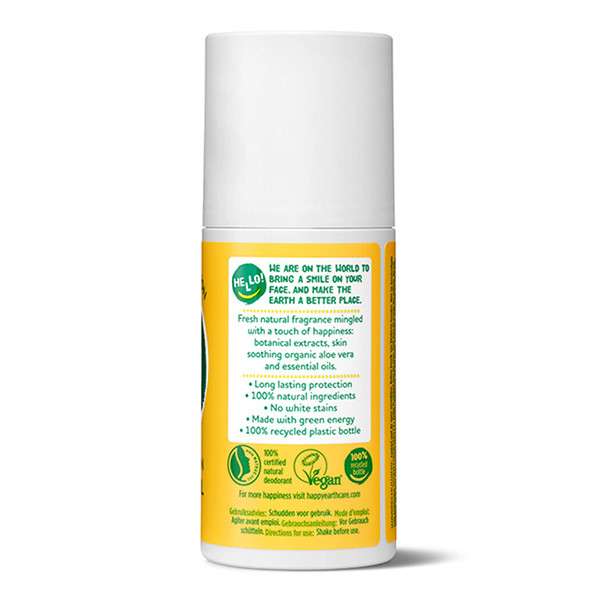 Happy Earth Deodorant Roller Jasmine Ho Wood 100% Natural (75 ml) SHA01045 - 3