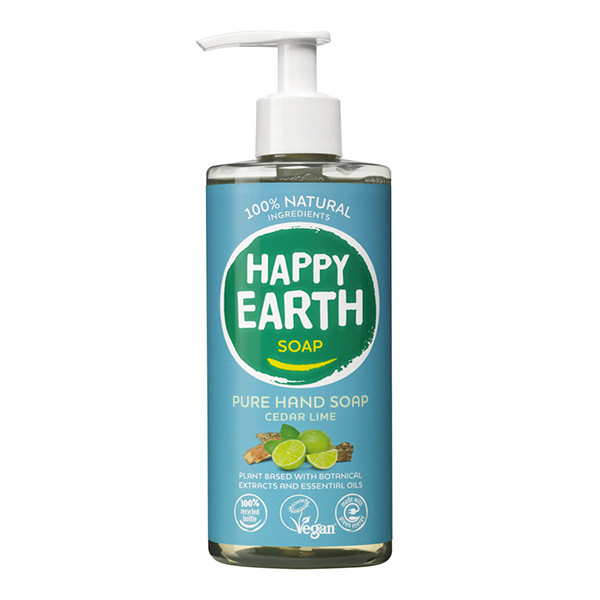 Happy Earth Handzeep Cedar Lime 100% Natural (300 ml) SHA01057 - 1