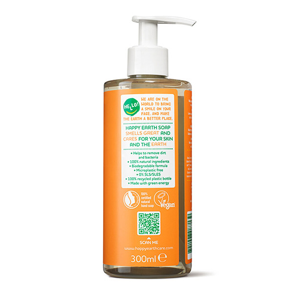 Happy Earth Handzeep Rose Petitgrain 100% Natural (300 ml) SHA01063 - 2