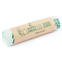 Happy Sacks Vuilniszakken 30 liter | Composteerbaar | 10 stuks | Happy Sacks  SHA00065