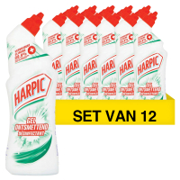 Harpic Aanbieding: 12x Harpic toiletreiniger Gel Ontsmettend (750 ml)  SHA00064