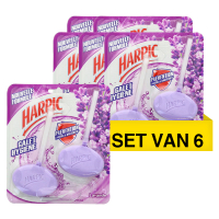 Harpic Aanbieding: 6x Harpic toiletblok Nature Fresh Lavendel & Salie Duopack (2 x 40 gram)  SHA00050