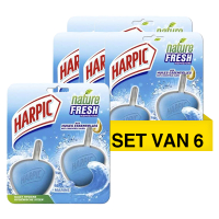 Harpic Aanbieding: 6x Harpic toiletblok Nature Fresh Marine Duopack (2 x 40 gram)  SHA00052