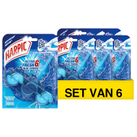 Harpic Aanbieding: Harpic Active Fresh Blauw Water (6 stuks - 35 gram)  SHA01015