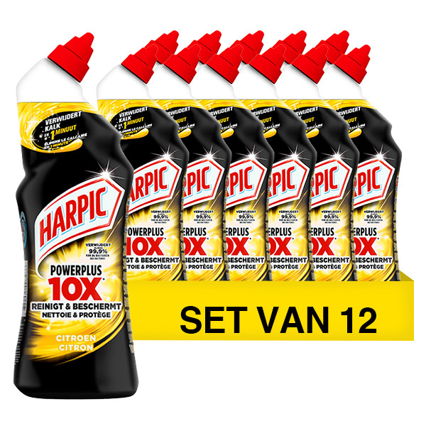 Harpic Aanbieding: Harpic Power Plus Toiletreiniger Citrus (12 flessen - 750 ml)  SHA01025 - 1