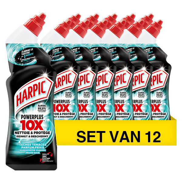 Harpic Aanbieding: Harpic Power Plus Toiletreiniger Hygiene (12 flessen - 750 ml)  SHA01023 - 1