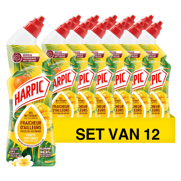 Harpic Aanbieding: Harpic Toilet Gel Exotic Tropical (12 flessen - 750 ml)  SHA00076 - 1