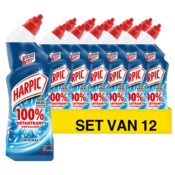 Harpic Aanbieding: Harpic Toiletreiniger Ontkalker Original (12 stuks - 750 ml)  SHA01029 - 1