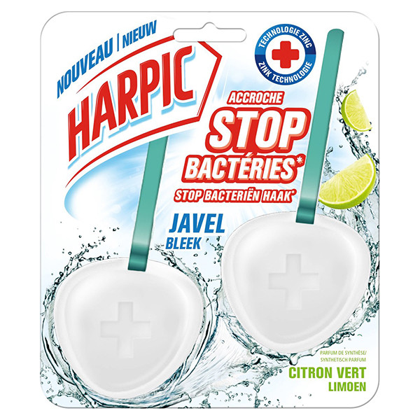 Harpic toiletblok Bleek & Limoen Duopack (2 x 40 gram)  SHA00047 - 1