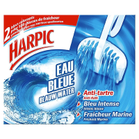 Harpic toiletblok Fresh Blauw Water Duopack (2 x 38 gram)  SHA00025