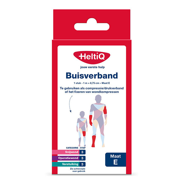 HeltiQ Buisverband Maat E | 1 m x 8,75 cm SHE00223 - 1