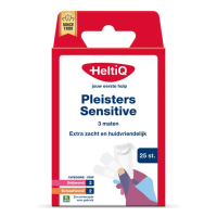 HeltiQ Pleisters Sensitive | 3 Maten (25 stuks) SHE00237