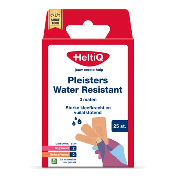 HeltiQ Pleisters Water Resistant | 3 Maten (25 stuks) SHE00235 - 1