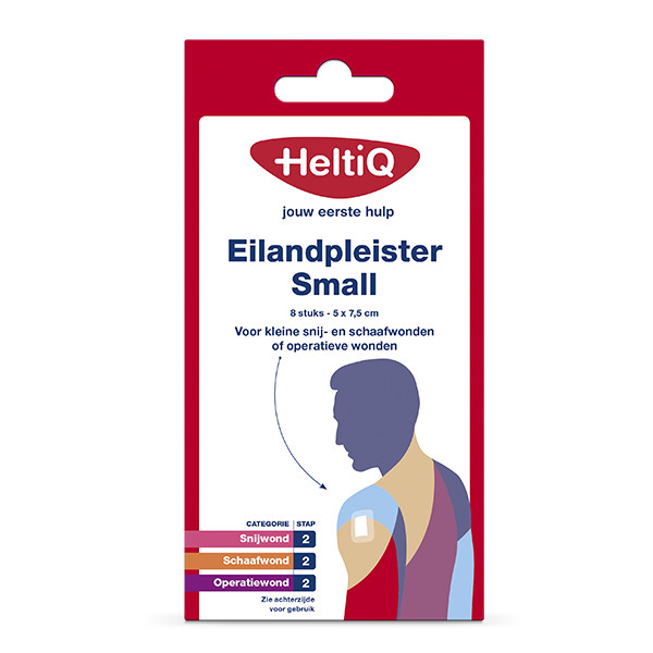HeltiQ eilandpleister small (7,5 x 5 cm, 8 stuks)  SHE00101 - 1