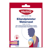 HeltiQ eilandpleister watervast (9 x 10 cm, 4 stuks)  SHE00104