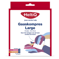 Heltiq gaaskompres large (10 x 10 cm, 10 stuks)  SHE00057