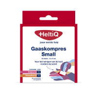 Heltiq gaaskompres small (5 x 5 cm, 16 stuks)  SHE00055