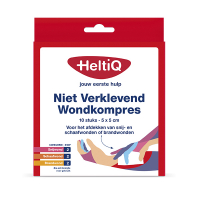 Heltiq wondkompres niet verklevend (5 x 5 cm, 10 stuks)  SHE00059