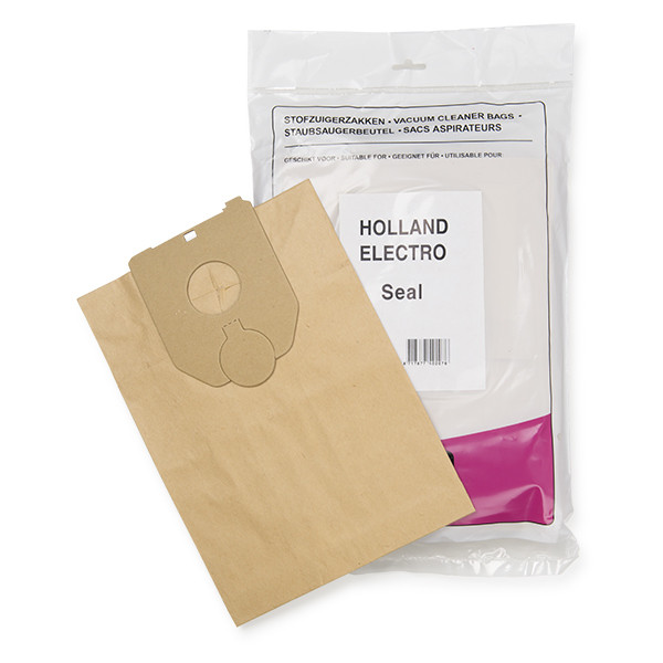 Holland Electro Seal papieren stofzuigerzakken 10 zakken + 1 filter (123schoon huismerk)  SHO00009 - 1