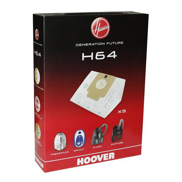 Hoover H64 stofzuigerzakken 5 zakken (orgineel)  SHO01009 - 1